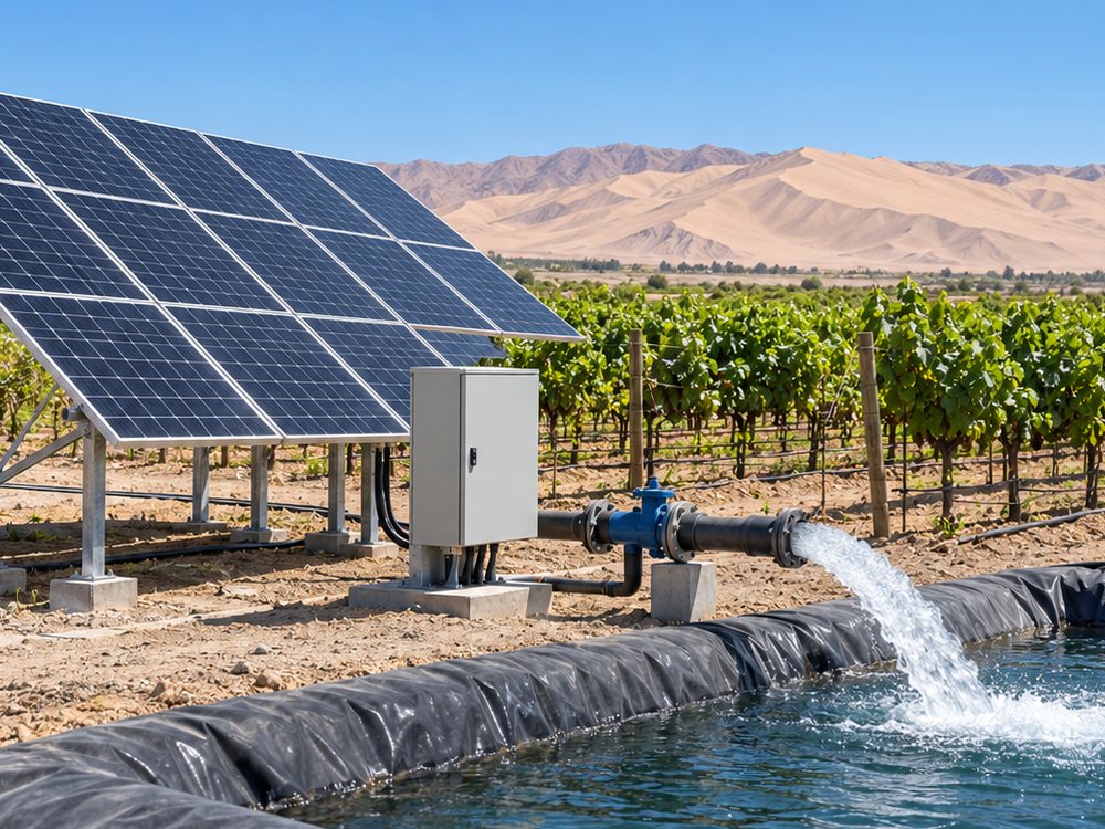 Bombeo solar para riego