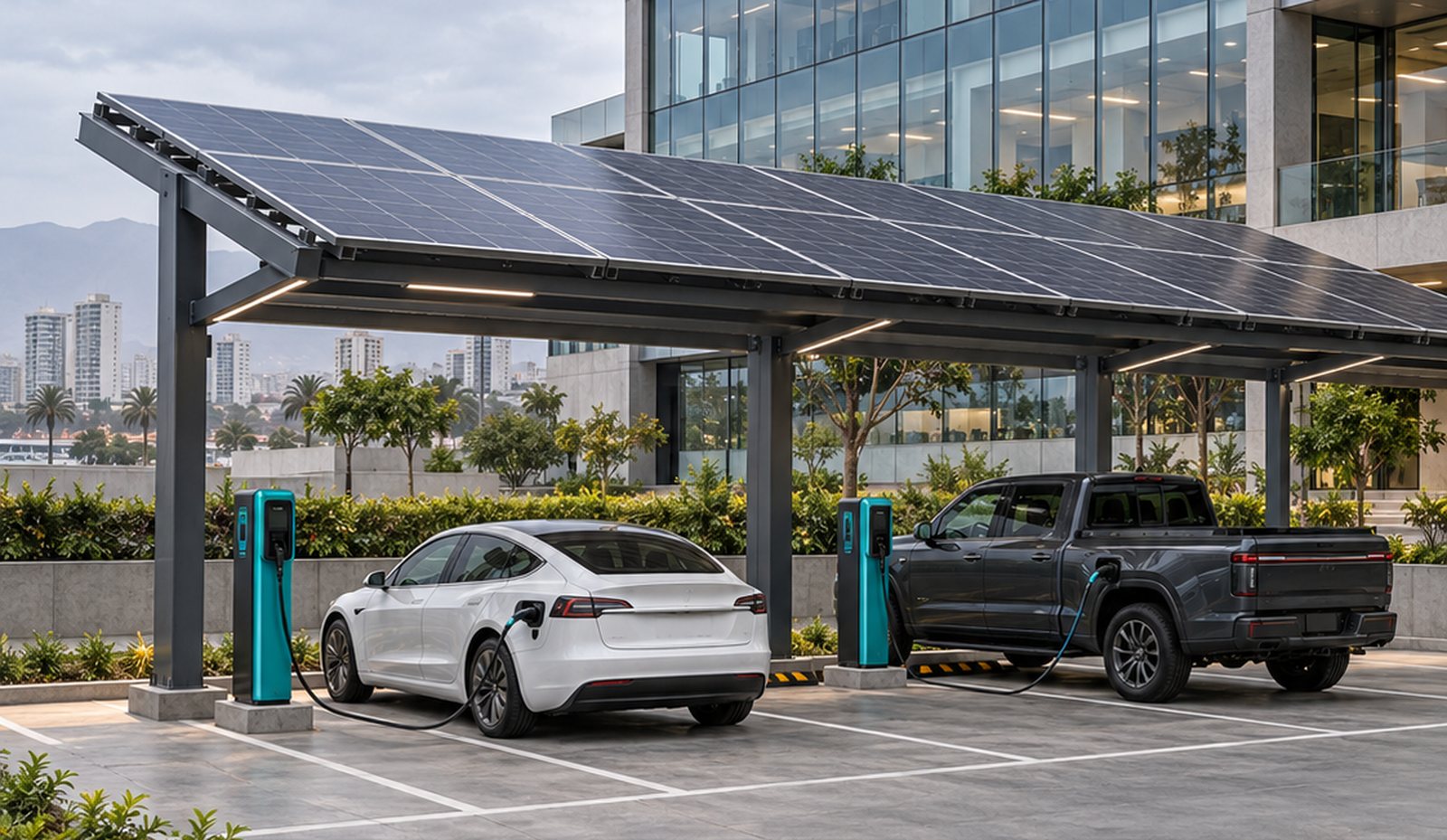 Carga tus vehículos eléctricos con el sol